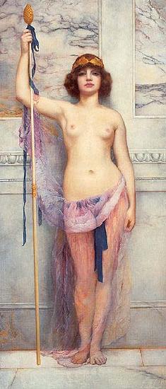 John William Godward A Priestess